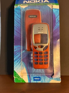 Original NOKIA 3210 red silver Cover Handyschale Case OPV gebraucht - Zdjęcie 1 z 2
