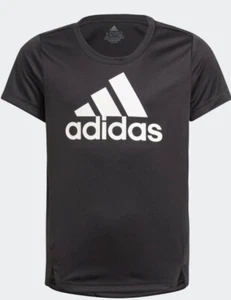 ADIDAS AEROREADY DESIGNED TO MOVE BIG LOGO kids T-SHIRT size 14/15 - Picture 1 of 4