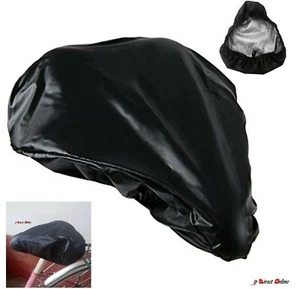Cubierta impermeable de asiento de bicicleta silla de montar de plástico elástica contra la lluvia - Imagen 1 de 4