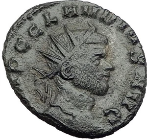 CLAUDIUS II Gothicus 268AD Rome Authentic Ancient Roman Coin Aequitas i63607 - Picture 1 of 3