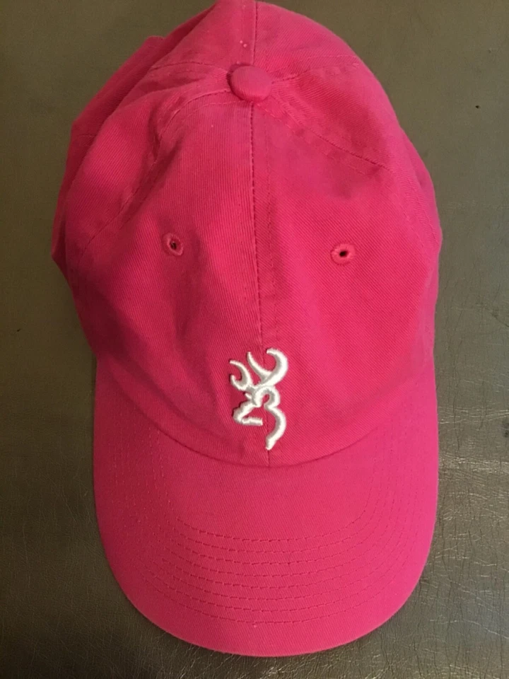 Browning Women’s Pink Adjustable Baseball Ball Cap Hat - Image 1 of 4
