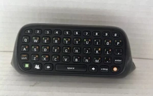 Chatpad Keypad OEM Microsoft Black for Xbox 360 Console Video Game Controller - Picture 1 of 2