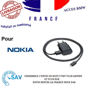 Original Chargeur Nokia Microsoft AC60 + Cable CA232CD USB Type C Lumia 650, 550 - Photo 1 sur 1