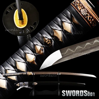  Kill Bill Japanese Katana Samurai Sword Clay Tempered Folded Steel Real Sharp - Image 1 of 4
