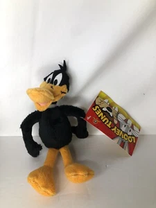 Six Flags Magic Mountain Looney Tunes Warner Bros Daffy Duck 8" Plush Beanbag - Picture 1 of 5