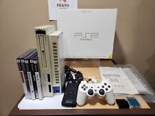 Lot Box Sony PlayStation2 PS2 Ceramic White SCPH-50000 JP Japan Remote 5 Games 