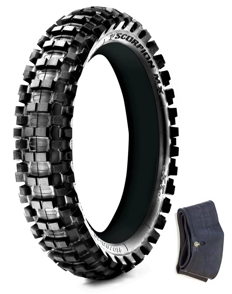 NEUMÁTICO TRASERO PIRELLI SCORPION MX EXTRA-X 120/90-19 + TUBO YAMAHA YZ250 450 Foto 1 de 1