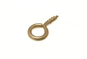 *SCREW IN PICTURE HANGING FRAME EYES  12MM - 19MM BOX 100) - Picture 1 of 1