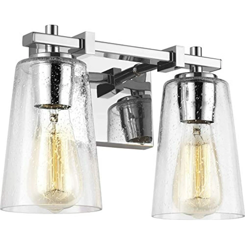 Feiss VS24302CH Mercer Light, Chrome, 2-Light (13"W x 9"H) 120watts - Image 1 of 1