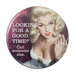 Looking For Good Time Call Someone Else kompakte Tasche Handtasche Hand Make-up Spiegel - Bild 1 von 8
