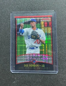 Dee Gordon 2011 Bowman Chrome Throwbacks X-fractors #BCT2 /25 SP ROOKIE Dodgers - Picture 1 of 2