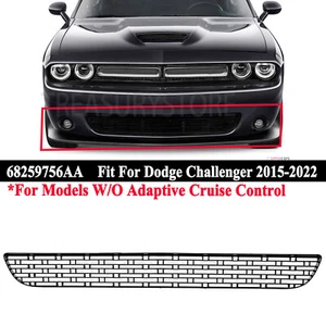 Parrilla inferior del parachoques delantero negra para Dodge Challenger 2015-2022 68259756AA - Imagen 1 de 7