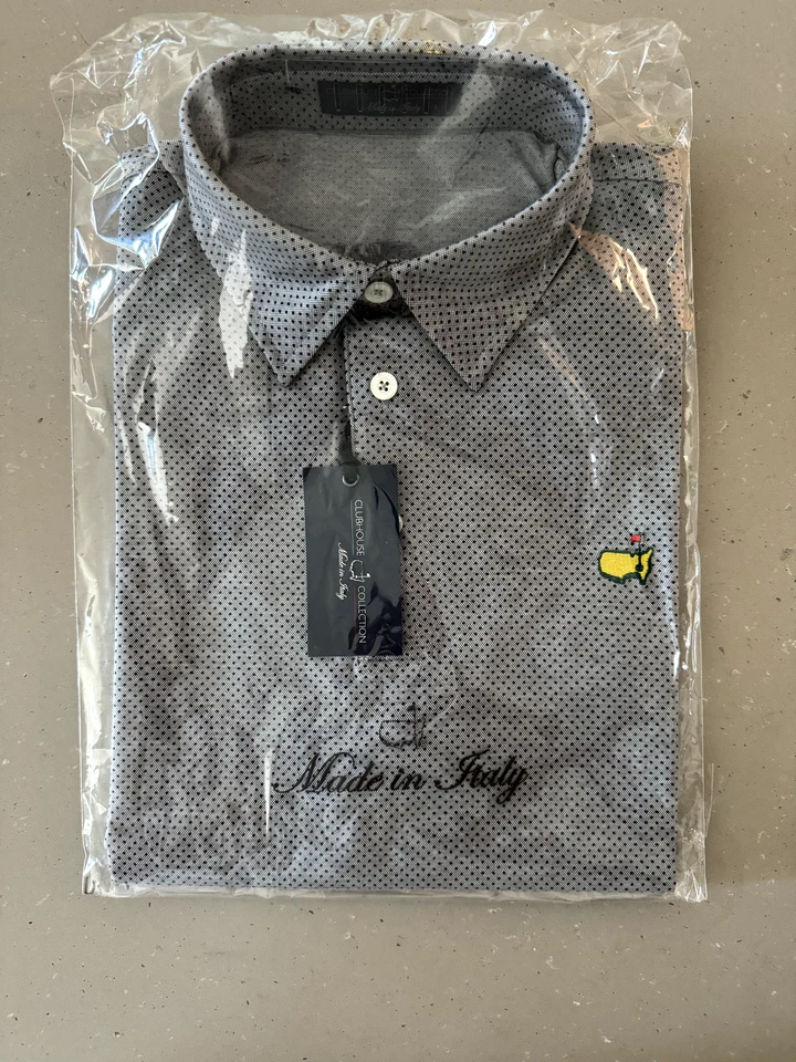 NEW Master's by Clubhouse Collection Polo Made in Italy Size L - Image 1 of 1