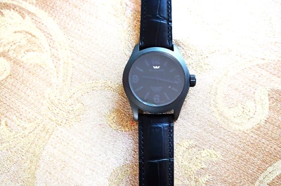 Reloj para hombre Glycine Incursore correa de cuero negro automático suizo 3874,999 LB9B Foto 1 de 4