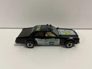 Coche de policía Hot Wheels 123 fundido a presión patrulla policial vintage 1977 coche de juguete - Imagen 1 de 7