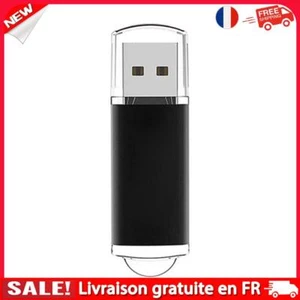 fr CW10029 Clé USB 2.0 haute vitesse avec capuchon transparent (1 Go noir) - Afbeelding 1 van 12