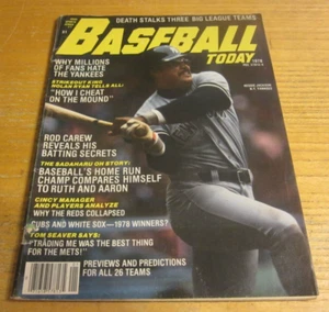 Revista Baseball Today abril 1978 Reggie Jackson MLB New York Yankees - Imagen 1 de 5