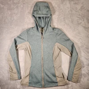 ExOfficio Jacket Womens Small Blue Hooded Sweatshirt Hike Camping Gorpcore - Picture 1 of 13