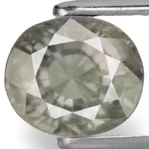 Zaffiro Cambia Colore Certificato AIGS MADAGASCAR 4,06 Cts Ovale Naturale Non Trattato - Foto 1 di 4