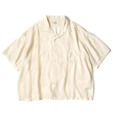 (PREGUNTAR disponibilidad primero) Camisa grande Kapital de lino suave cuello abierto nueva Foto 1 de 4