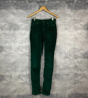 Women’s Vintage Dolce & Gabbana Corduroy Pants Green Cotton Size 24 - Image 1 of 4