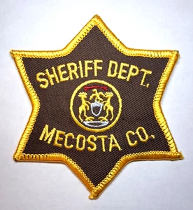 Mecosta County Michigan Sheriff Abt. Patch - KOSTENLOSER US-Versand mit Sendungsverfolgung! - Bild 1 von 1