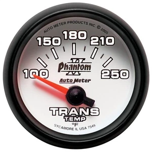 7549 Phantom II Electric Transmission Temperature Gauge, 2 1/16" - Picture 1 of 3