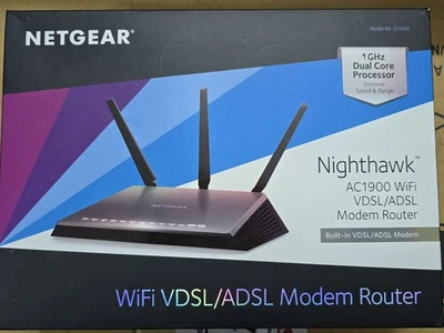 NETGEAR D7000 - Nighthawk AC1900 - VDSL Router Access Point - Immagine 1 di 4