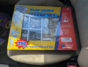 Educational Insights Lets Pretend Play Money Coin Bills Deluxe Set 3059 Sealed - Picture 1 of 2