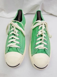 Zapatillas deportivas Converse Jack Purcell talla 13 para hombre o 14,5 para mujer verdes de encaje bajo de moda - Imagen 1 de 12
