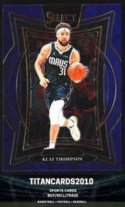 Klay Thompson 2024-25 Panini Select Blue Concourse Dallas Mavericks #38 - Imagen 1 de 2