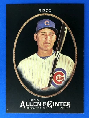 2017 Topps Allen & Ginter X Anthony Rizzo #44 BASEBALL CARD Chicago Cubs - Image 1 of 2