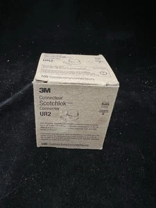 Box of 100 Genuine 3M Scotchlok UR2 Connectors, Gel-Filled, Waterproof, OEM NEW - Picture 1 of 4
