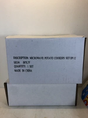 Microwave potato cooker set Of 12 - Image 1 of 4