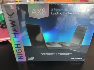 Netgear Nighthawk AX8 RAX80 AX6000 NUOVO - Immagine 1 di 3