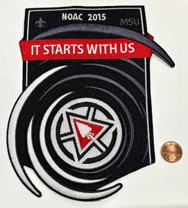 BOY SCOUT S OF AMERICA BSA OA ORDER OF THE ARROW 2015 CENTENNIAL PATCH 4" - Picture 1 of 2