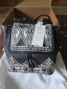 ZAINO A TRACOLLA CONVERTIBILE BRIGHTON JASMINE CASABLANCA BORSA A TRACOLLA PREZZO AL DETTAGLIO CONSIGLIATO $300 - Foto 1 di 10