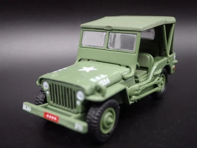 Modello Auto Diecast 1:64 Willy's Mb Jeep Verde Esercito Militare Filippine - Immagine 1 di 4