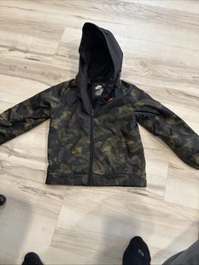 NWT Nike Toddler Boys Camo Hoodie Fleece Lined Jacket 4T - Picture 1 of 10