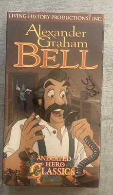 Alexander Graham Bell Animated Hero Classics New Sealed VHS 1995 🆕 VCR Cartoon - Image 1 of 4