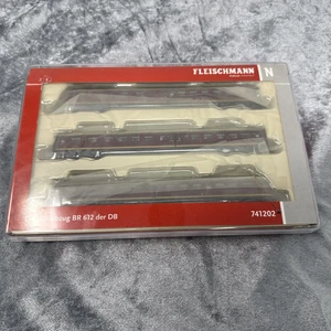 M21 Fleischmann N Spur Dieseltriebzug BR 612 DB Epoche IV #741202 OVP - Picture 1 of 9