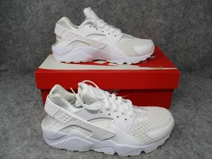 Nike Air Huarache Shoes Mens Size 8 Running Pure Platinum 318429-111 Sneakers - Picture 1 of 13