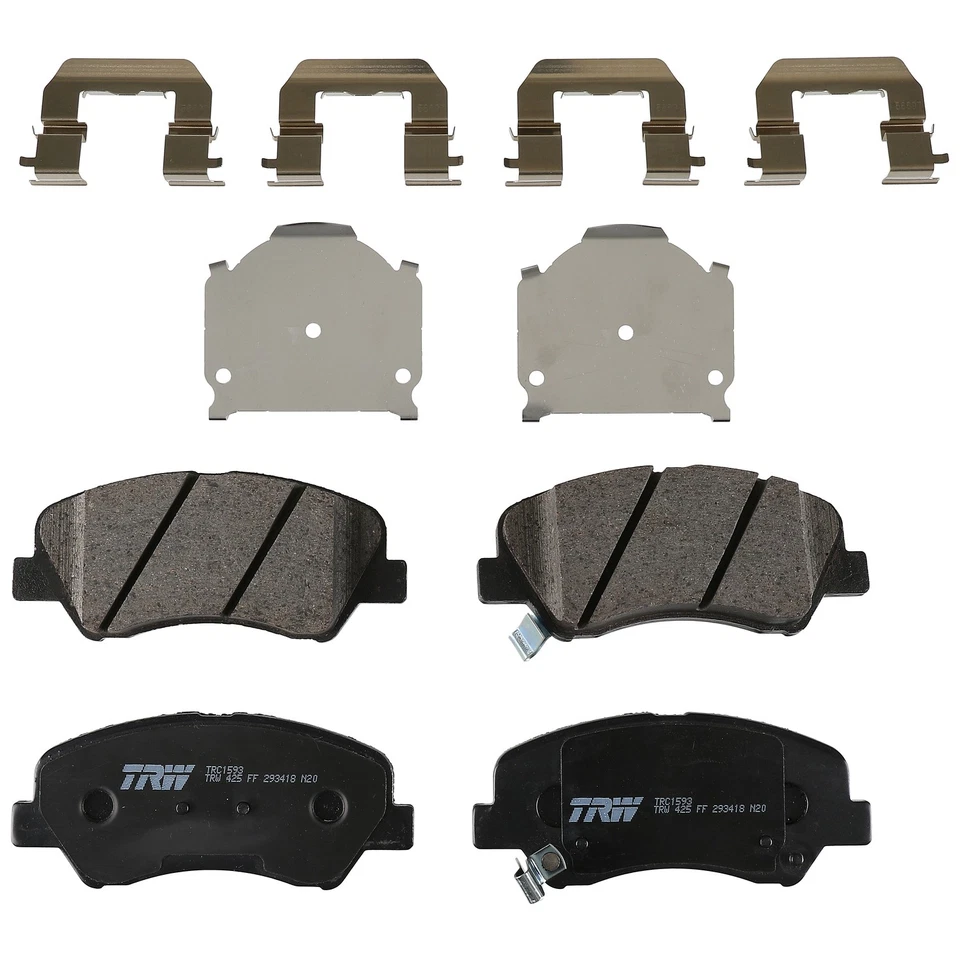 Disc Brake Pad Set for Hyundai Accent 2012 - 2017 TRW  Pro TRC1593 Foto 1 de 4