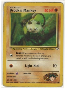 Brock’s Mankey - 67/132 - mäßig bespielt - Bild 1 von 2