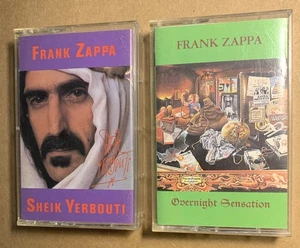 ZAPPA Overnight Sensation&Sheik Yerbouti NM/NM Play Tested Cassettes - Picture 1 of 1