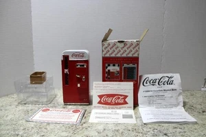 PRE-OWNED 1994 Enesco Coca-Cola Die Cast Metal Vending Machine Musical Bank - Picture 1 of 14