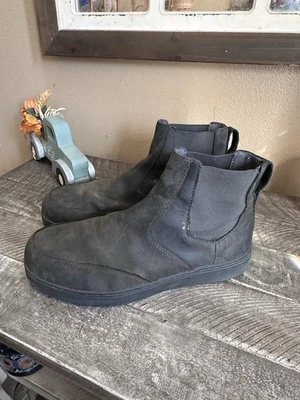 Red Wing Draftsmith Mens 9 D Black Leather Steel Toe Chelsea Work Boots 2181 - Image 1 of 4