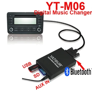 Adaptador Bluetooth USB SD AUX MP3 compatible con Audi A3 8L 8P A4 B5 B6 B7 - Imagen 1 de 4