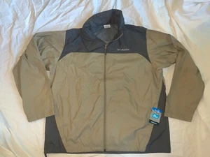NWT Columbia Men's Glennaker Lake™ Rain Jacket Tusk/Gray Size XL - Picture 1 of 8