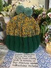 Women?s Hand Knitted (in The Uk) Hat X X-Large With Bobbles